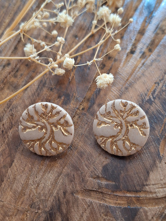 Puces d'oreilles Arbre de vie